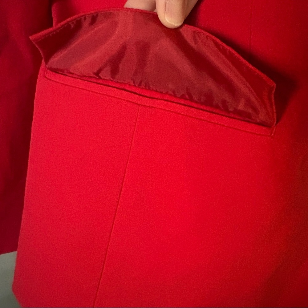 Reitmans Red Blazer Women’s Tailored Career Work Jacket Women’s 14 - Picture 7 of 16